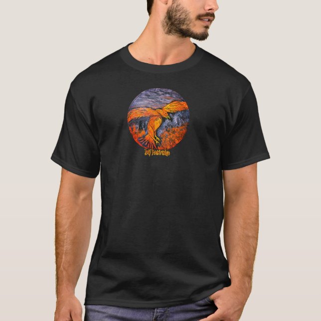 camiseta DG Paintings Fire Phoenix ver.4 (Anverso)