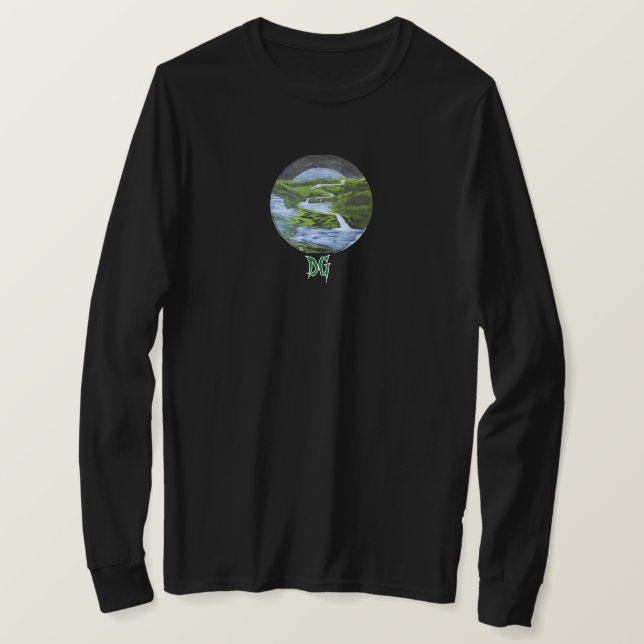 Camiseta DG Paintings Rising Moon River V3 (Anverso del diseño)