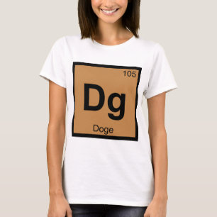 Camiseta Dg - Símbolo de la tabla periódica de química del 