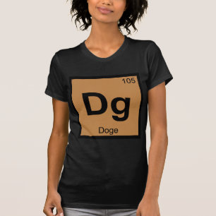 Camiseta Dg - Símbolo de la tabla periódica de química Meme