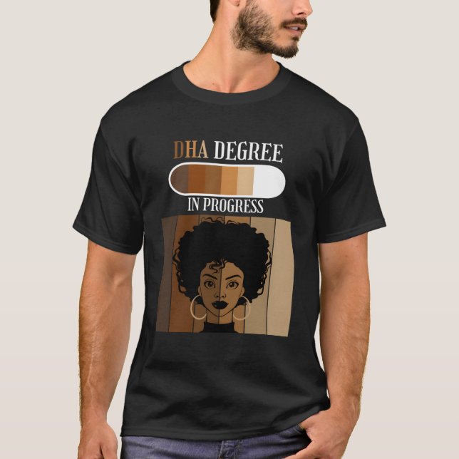 Camiseta Dha En Curso Estudiante Candidato Doctoral Black A (Anverso)