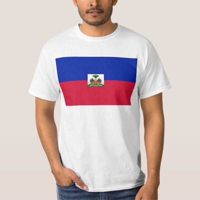 Camiseta d'Haïti de Drapeau - bandera de Haití (Anverso)