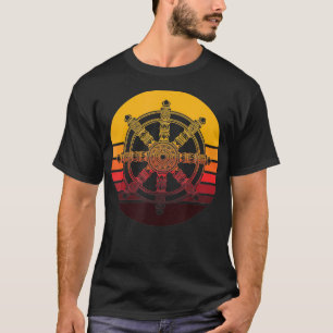 Camiseta Dharma budista hindú sánscrita de Retro Dharmachak