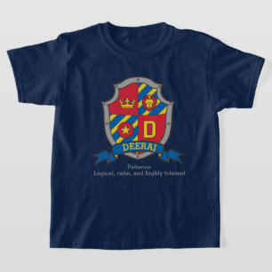 Camiseta Dheeraj nombre de niño y significado caba