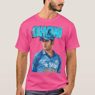 Camiseta Dhoni rey de la selección india de cricket