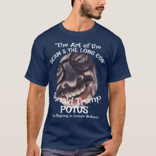 Camiseta DHS FBI CBP ESTAFA POLÍTICA REAL Arte Trump POTUS 