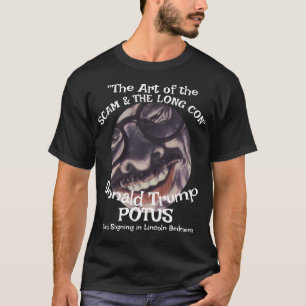 Camiseta DHS FBI CBP ESTAFA POLÍTICA REAL Arte Trump POTUS