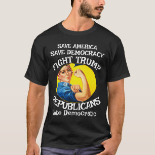 Camiseta DHS FBI CBP Trump Oficina de Administración de Tie