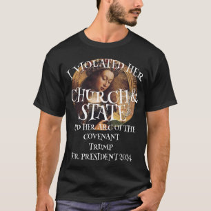 CAMISETA DHS FBI CBP VIOLARON VOTO DE COVENANT DE TRUMP ARK