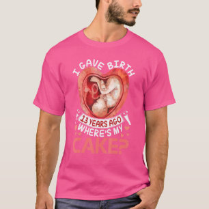 Camiseta Di a luz hace 13 años feliz cumpleaños, ¿dónde?