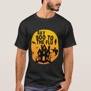 Camiseta Di Boo A La Cita Flu Funny De Halloween Ghost