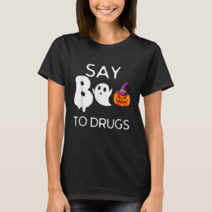 Camiseta Di Boo A Las Drogas Halloween Red Ribbon Week Awar