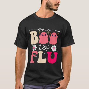 Camiseta Di Boo A Las Flu Graciosas Nurs Fantasma Cute De H