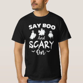 Camiseta Di boo y miedo - divertida idea de regalo de hallo