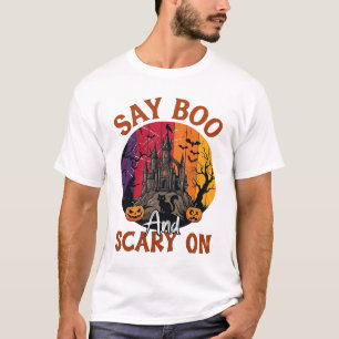 Camiseta Di Buu Espantoso Halloween Casa Embrujada Gato Neg