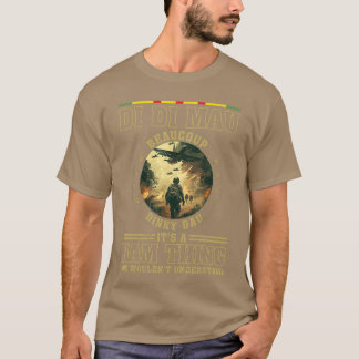 Camiseta Di Di Mau es NAMhing Dinky Dau divertido veterano