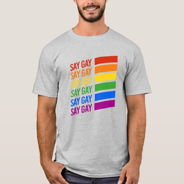 Camiseta Di Gay Arcoíris (Anverso)