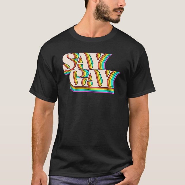 Camiseta Di Gay Lgbt Flag Retro Di Gay Lgbt Rights Lgbt P (Anverso)