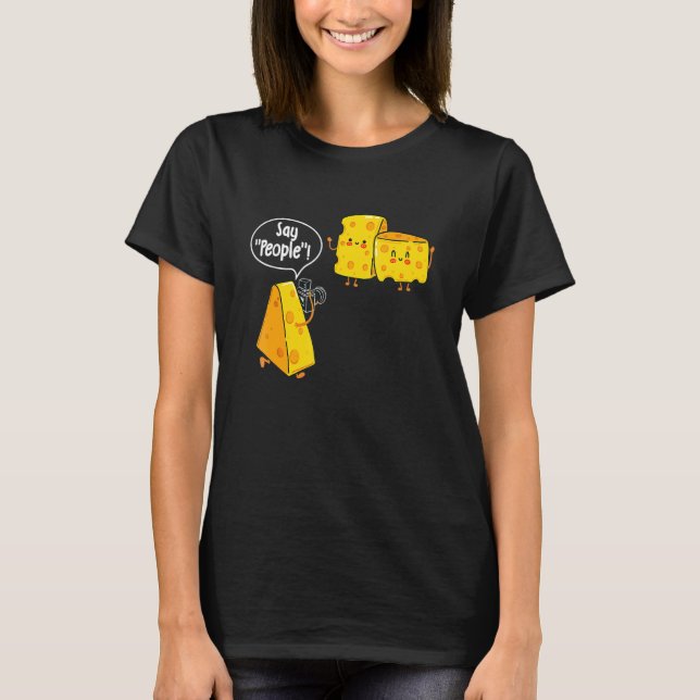 Camiseta Di Gente - Queso Lover Food Dairy Leche Gouda Ch (Anverso)
