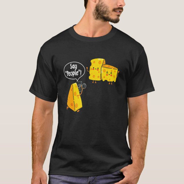 Camiseta Di Gente - Queso Lover Food Dairy Leche Gouda Ch (Anverso)