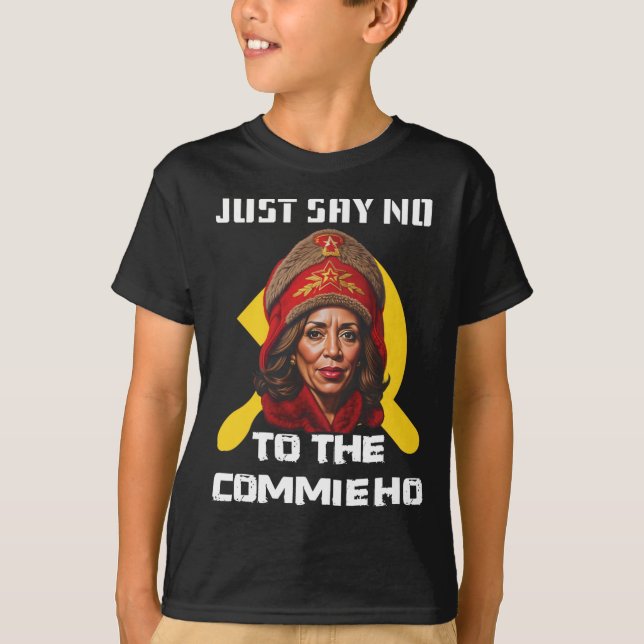 Camiseta Di No A La Comisión Ho Kamala Harris (Anverso)