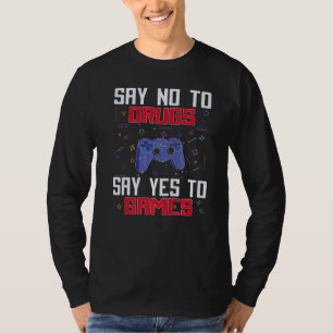 Camiseta Di No A Las Drogas Di Sí videojuego Antidrogas Cin