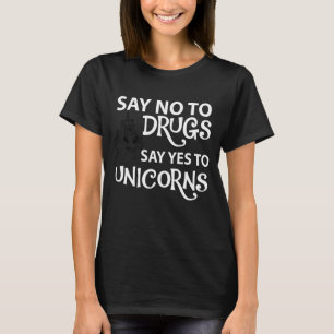 Camiseta Di no a las drogas y di sí a la cinta roja de Unic