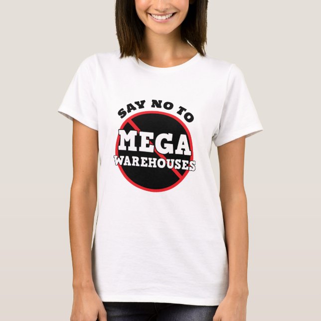 Camiseta Di No a los Megalmacenes   (Anverso)
