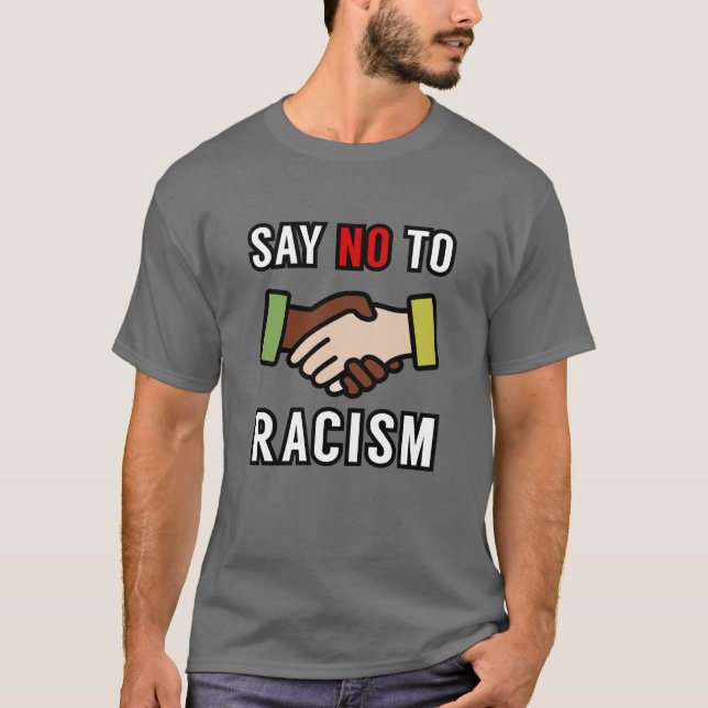 Camiseta Di No Al Racismo (Anverso)
