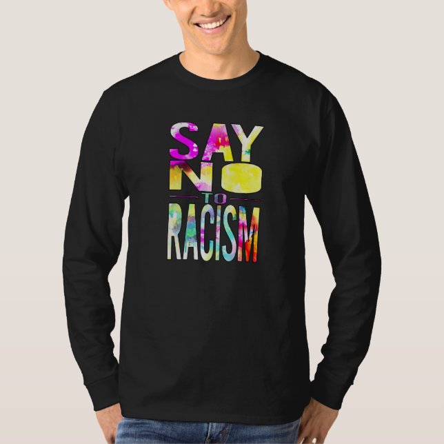 Camiseta Di No al Racismo Premium (Anverso)