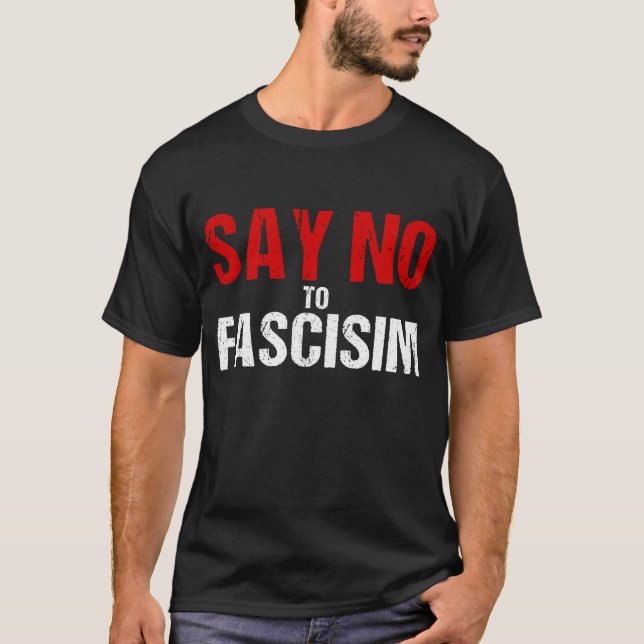 Camiseta Di Noo Fascismo chico (Anverso)