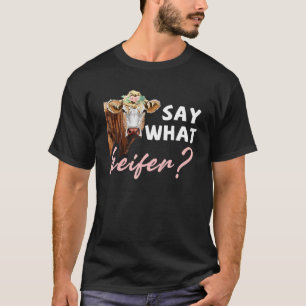 Camiseta Di Que Novilla Vaca Ganadero Granja Lechera