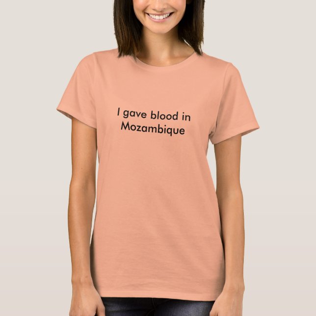 Camiseta Di sangre en Mozambique (Anverso)
