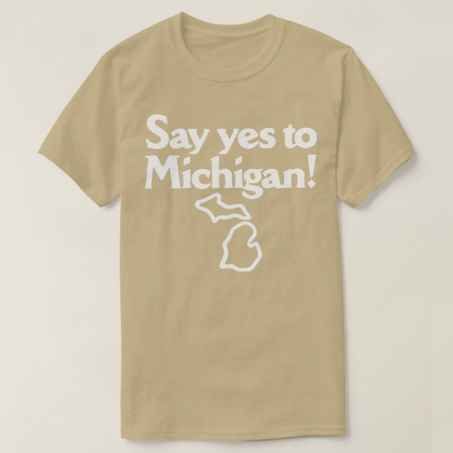 Camiseta Di Sí a Michigan (Diseño del anverso)