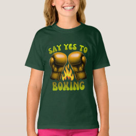 Camiseta di sí al boxeo