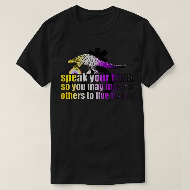 Camiseta Di tu verdad (Diseño del anverso)