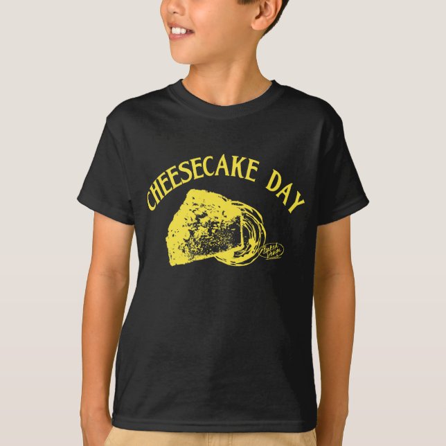 CAMISETA DÍA 02 DEL PASTEL DE QUESO (Anverso)
