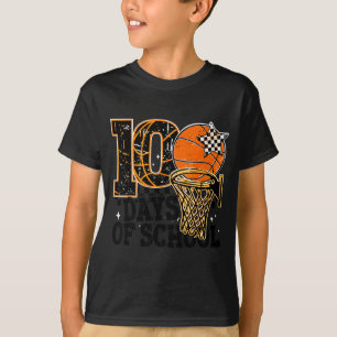 Camiseta Día 100 de la Escuela de Baloncesto Meme 100 Días