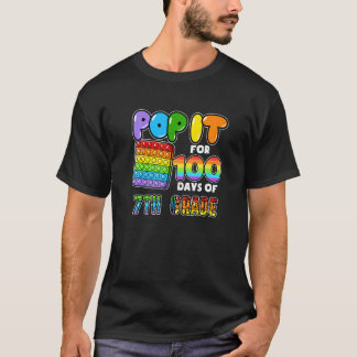 Camiseta Día 100 de la escuela Pop It 100 días de 7º grado