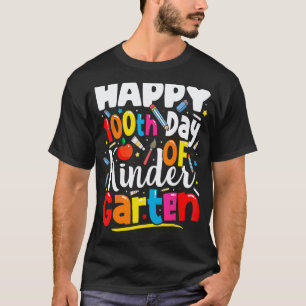 Camiseta Día 100 de maestros de jardín de infancia niños 10