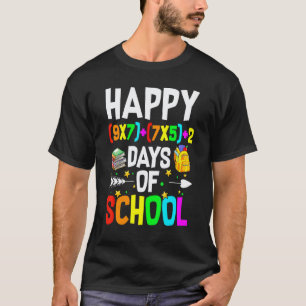 Camiseta Día 100 Matemáticas Profesor Fórmula Matemática Fe