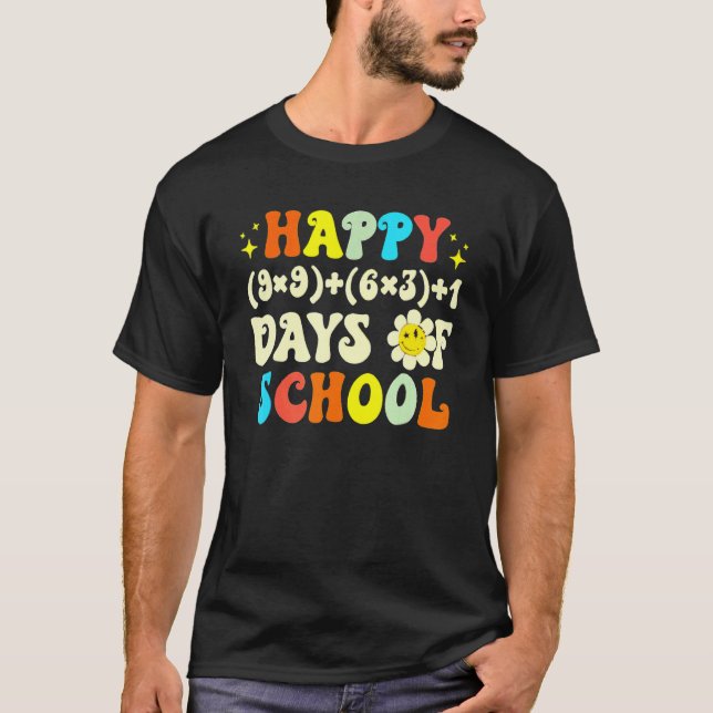 Camiseta Día 100 Profesor de Matemáticas Fórmula Matemática (Anverso)