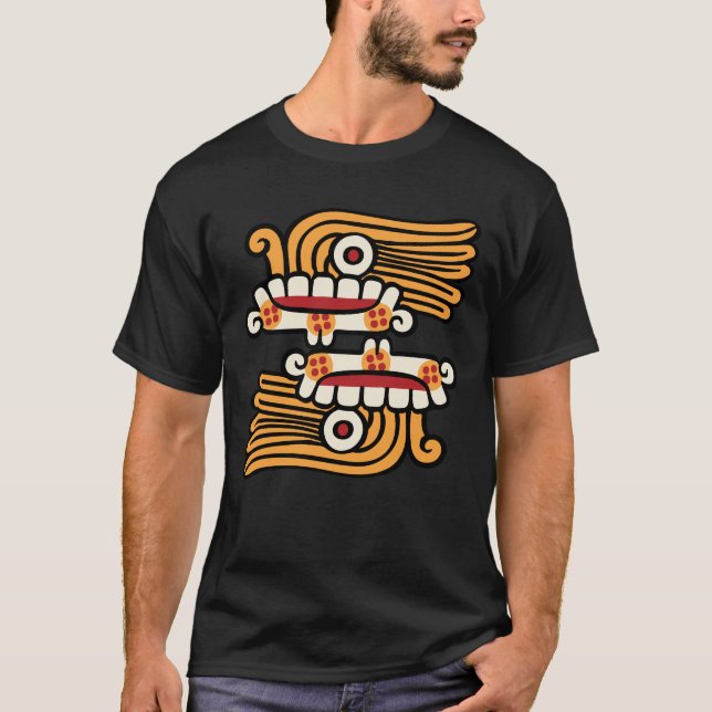 Camiseta Día 12 del Calendario Azteca - Malinalli (Anverso)