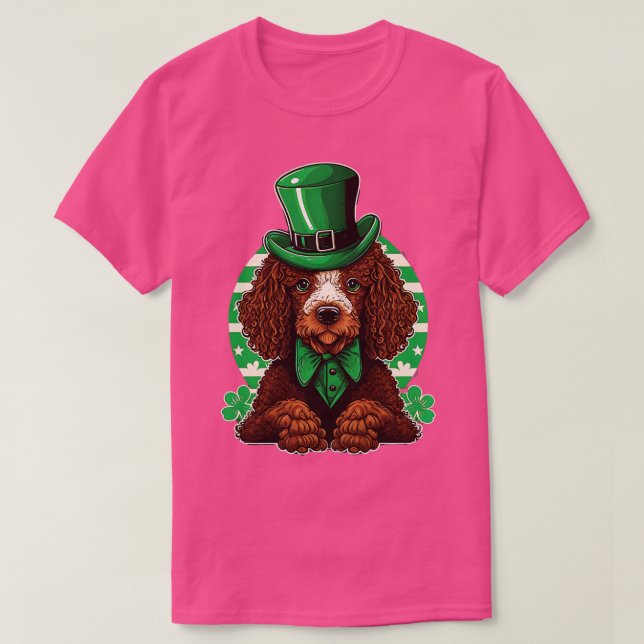 Camiseta Día 1 del caniche St Patricks (Diseño del anverso)