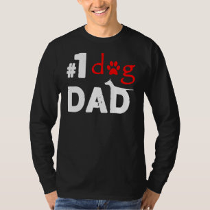 Camiseta Día 1 del padre del perro número uno