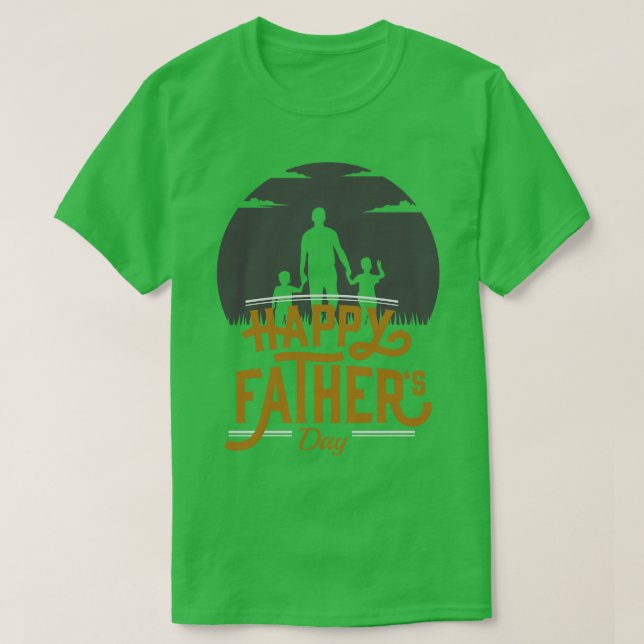 Camiseta Día 1 del padre feliz (Diseño del anverso)