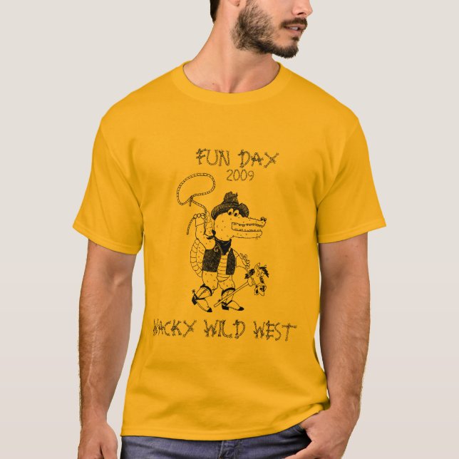CAMISETA DÍA 2009/DE LA DIVERSIÓN OESTE SALVAJE RARO (Anverso)