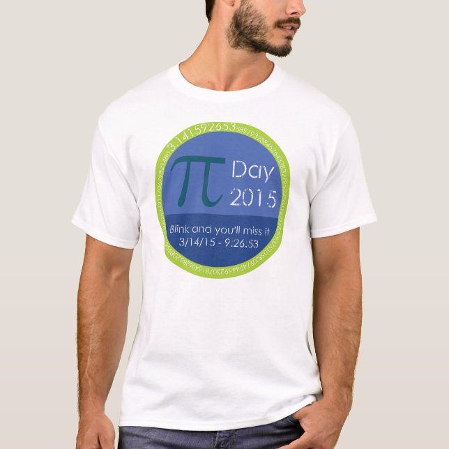 Camiseta Día 2015 del pi (Anverso)