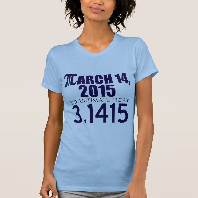 Camiseta Día 2015 del pi (Anverso)