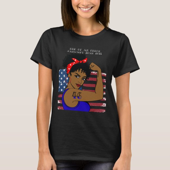 Camiseta Día 2021 Biden Harris Shirt Rosie The Riveter (Anverso)